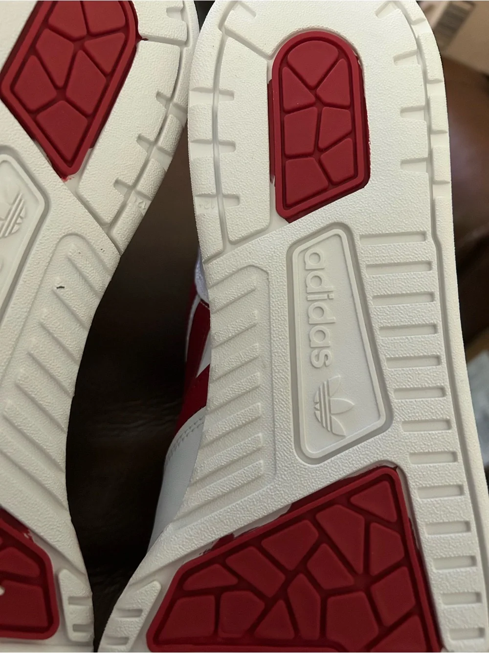 adidas Men’s Rivalry Low Sneakers - White & Red